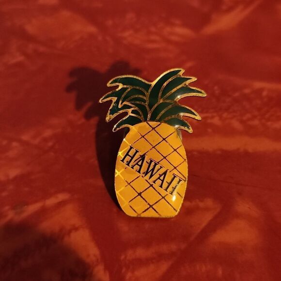 VINTAGE Hawaii Pineapple Pin - Picture 1 of 2